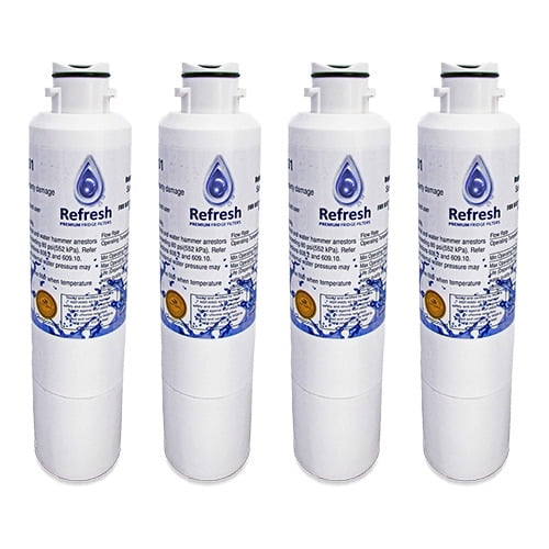 Fits Samsung RS25H5000SR/AA Refrigerators Refresh Water Filter 2 Pack